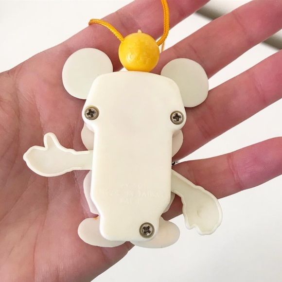 RARE VINTAGE DISNEY Mickey Mouse Wind-Up Lanyard Necklace - Picture 4 of 8